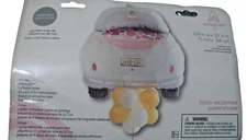 Giant JUST MARRIED CAR SHAPED BALLOON ANAGRAM 28 IN X 37 IN (B212)