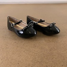 The Children's Place Toddler Girl Shoe Size 9 Black Jeweled Ballet Flats NWT