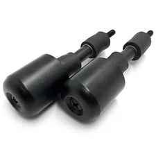 Black Handle Bar End Plug Grip End Cap For 22mm 7/8" Handle Bars Motorcycles ATV