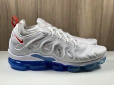 air vapormax plus white university red