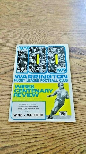 Warrington Rugby League Programmes 1976 - 2006 - Picture 48 of 117