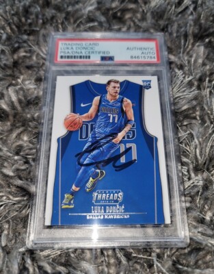 luka doncic rare rookie card Luka Doncic 2018-19 Donruss Optic Fast Break Rated Rookies Purple #/95 main image 1