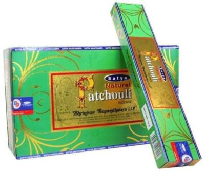 BRAND NEW - Satya Natural Series - Patchouli Incense Sticks - FULL BOX