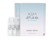 GIORGIO ARMANI ACQUA DI GIOIA EDP 1.2ml .04fl oz x 3 PERFUME SPRAY SAMPLE VIALS