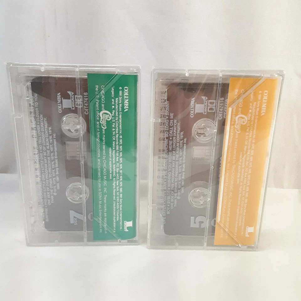 CHICAGO GROUP PORTRAIT ALBUM 2 CASSETTES Vol. 3 and Vol. 4 New Sealed - Image 3 of 3