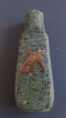 Index #E Perfect Gift Green Rock Fläschchen 2 1/2'' (~6,3 cm) Ornament