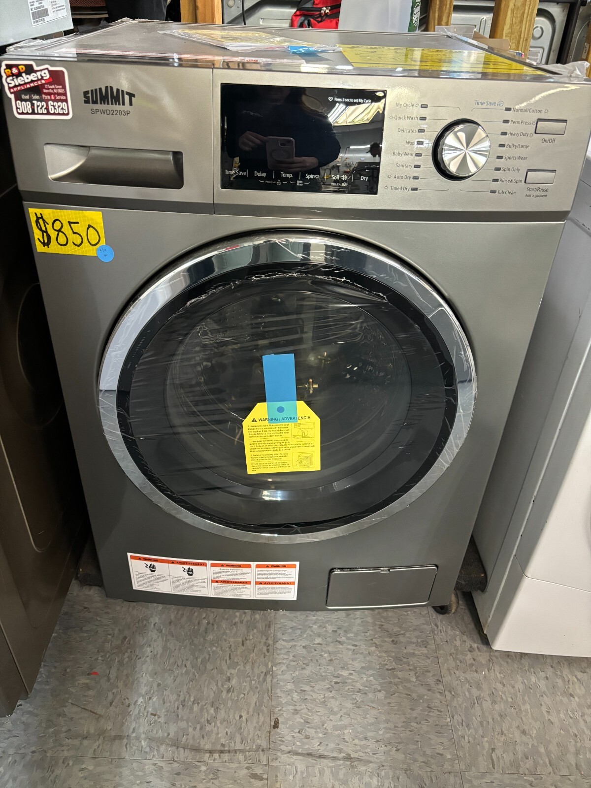 NEW scratch & dent Summit 24" Wide 115V Washer/Dryer Combo SPWD2203P eBay