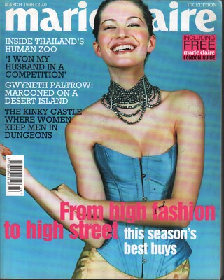 Marie Claire UK Fashion March 1998 Gwenyth Paltrow Lee Marvin 100620ame