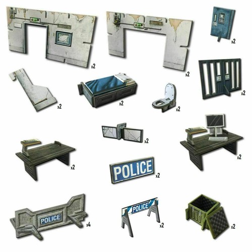Battle Systems Terrain Police Precinct New - Picture 2 of 2