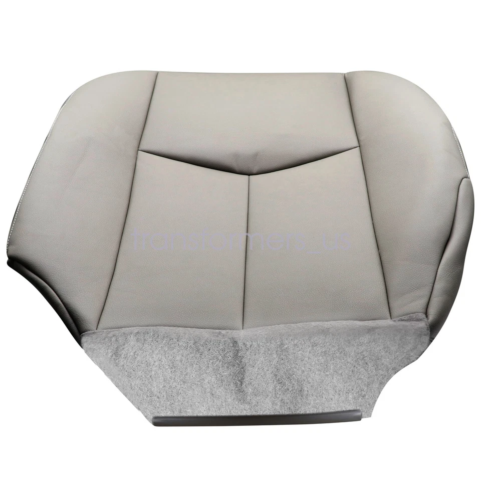 Cubierta de asiento de cuero gris 922 para GMC Sierra 1500 2500 2004 2005 2006 Foto 4 de 4