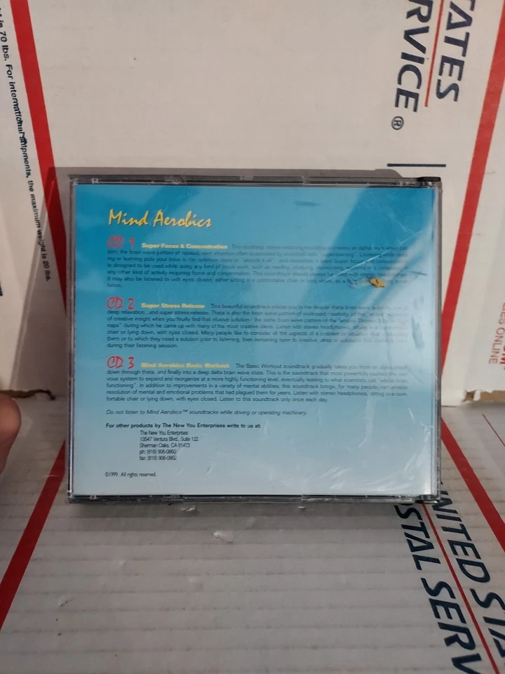 Mind Aerobics, The New You Enterprises, Mind Science 3 компакт-диска хорошее состояние б/у - #62g - Изображение 2 из 2