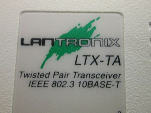 NEW LANTRONIX TWISTED PAIR TRANSCEIVER LTX-TA LTX-TA-11 LTXTA 10 BSE-T Ethernet - Picture 2 of 9