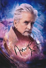 Signed MICHAEL DOUGLAS Ant Man Hank Pym 12