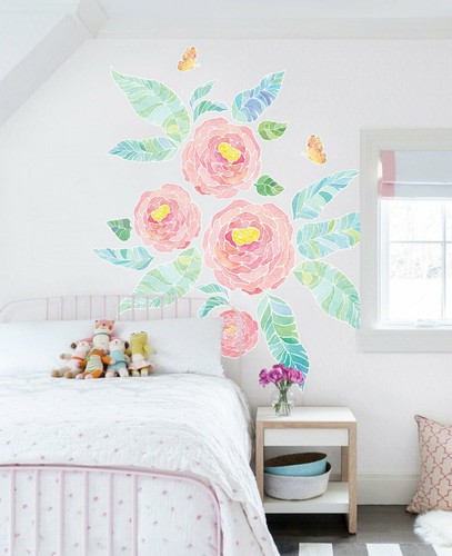 Spring Garden Flower Wall Stickers - Bild 2 von 3
