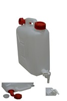 4X Wasserkanister 10L Mit Hahn Und AusgießEr Kanister Camping Outdoor Laplaya