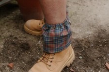 Over Boot Protectors – Australian Style Boot Socks - Sock Protectors - checked