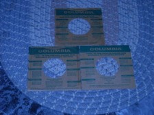 45 COMPANY RECORD SLEEVES. LOT OF THREE COLUMBIA EP, VARIOUS ARTISTS.