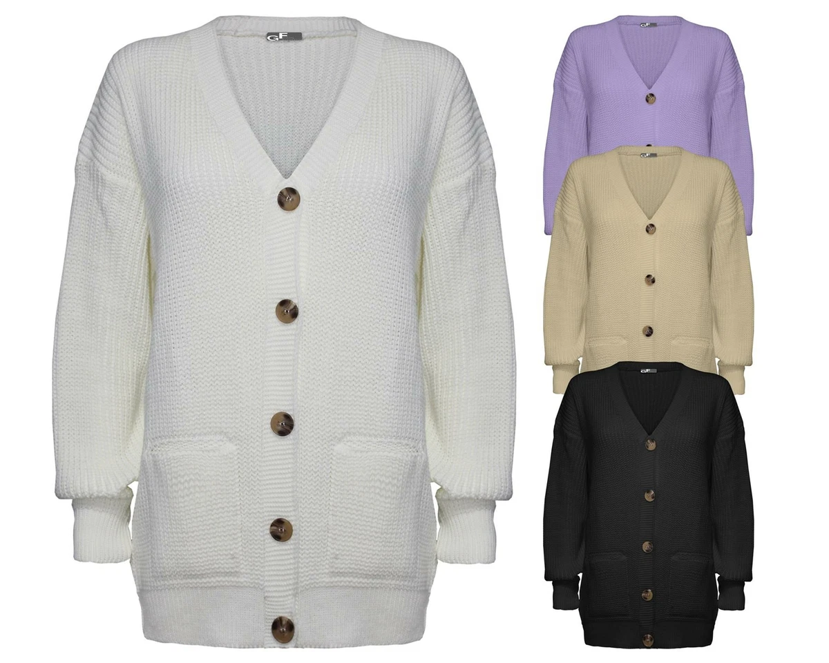 Cardigan sweater with buttons and best sale pockets