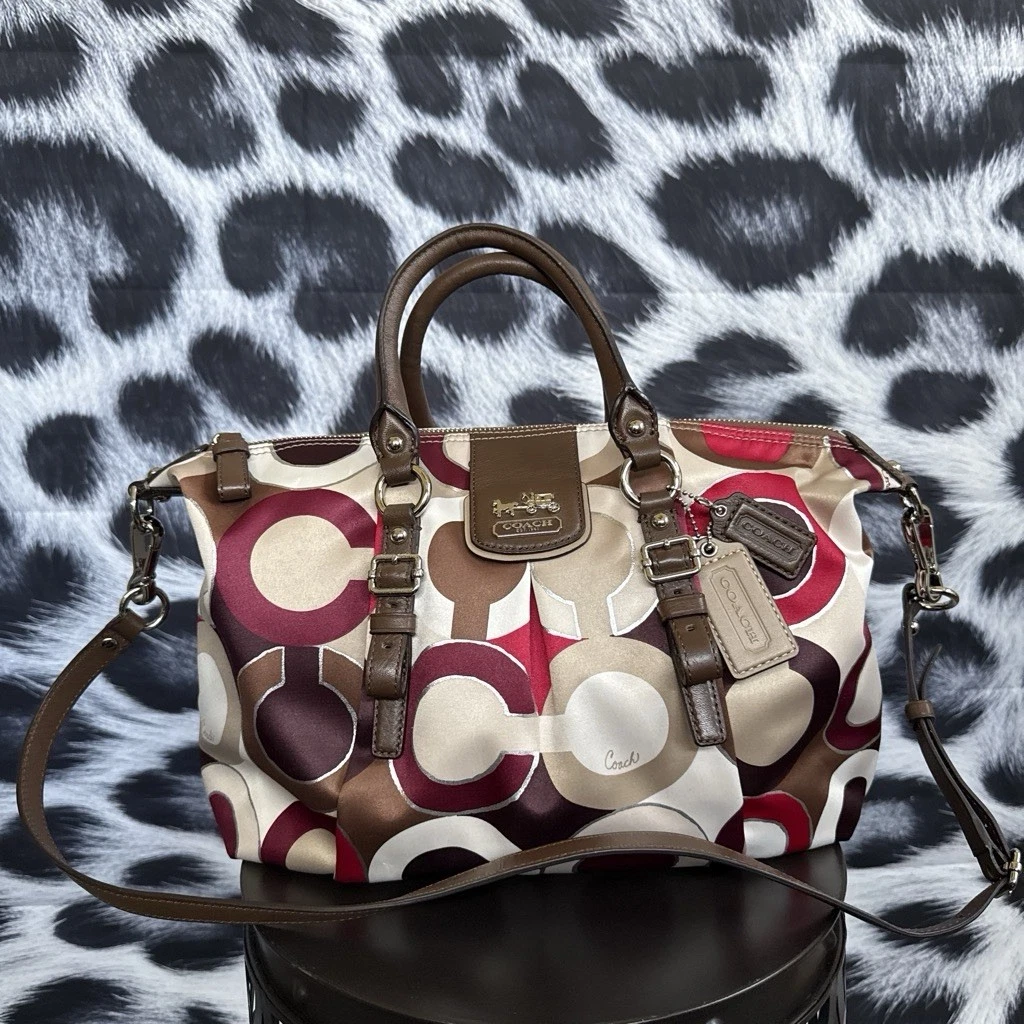 バッグ COACH Op Art Embroidery Canvas Tote rare COACH Op Art