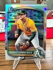 2025 Bowman Draft Tommy White LogoFractor Parallel 1/35 Bookend