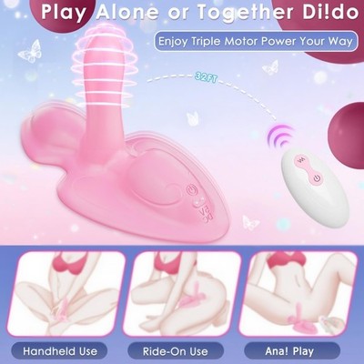 Riding Dildo Vibrator Adult Sex Toys, Sit and Ride Vibrators Sex Machine  with 10 | eBay