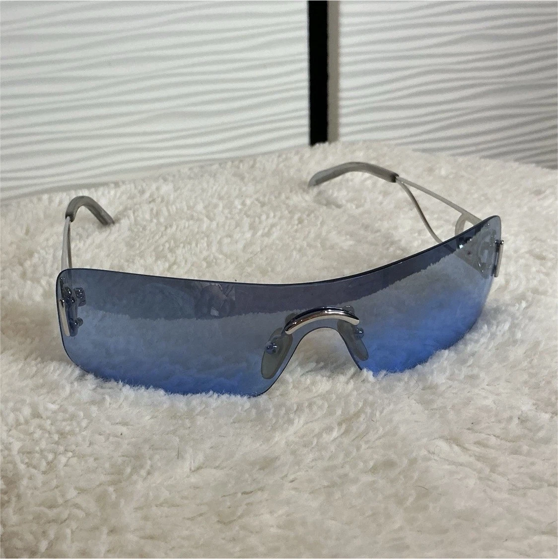 Dior Silver Shield Sunglasses for Men for sale | eBay