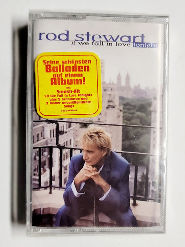 ROD STEWART Cassette Tape IF WE FALL IN LOVE TONIGHT 1996 BEST OF Rock Pop Rare - Picture 1 of 3