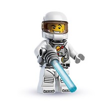 LEGO 8683 Minifiguren Serie 1 -Spaceranger Astronaut Laser Pistole - TOP ZUSTAND