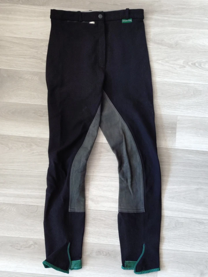 Gr. 84 (42 Lang) Reithose Jumper King Turnierreithose schwarz Polyamid/Baumwolle - Bild 1 von 3