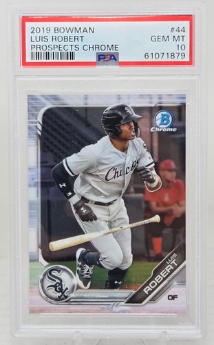 2019 Bowman LUIS ROBERT Chrome Rookie Card PSA 10 Gem Mint