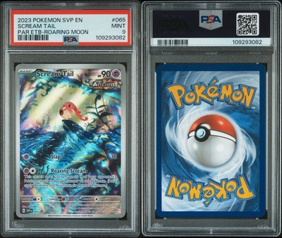 PSA 9* Pokemon Scarlet & Violet Promo Card - SCREAM TAIL - 065 | eBay
