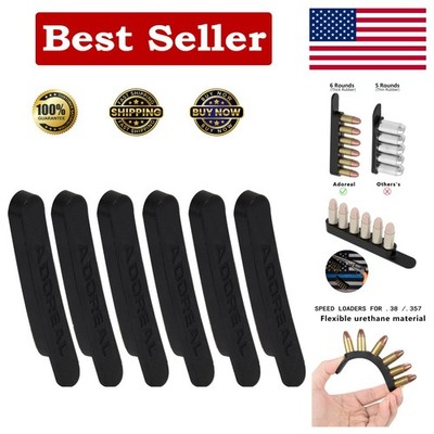 Speed Strips 6 Round,  6 Pack Speed Loaders for 38/. 357