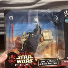 2024 SDCC Star Wars Black Series Darth Maul & Sith Speeder 6 Action Figure NEW