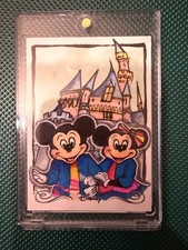 2025 Topps Disney 70th Anniversary 1/1 sketch card mickey/minnie/castle