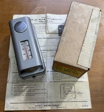 Chromalox WR-80 Room Thermostat 115V / 230V  Metal Heavy Duty Vintage