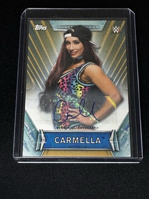 2019 Topps WWE Women's Division - Roster Autographs Carmella #A-CM 55/75