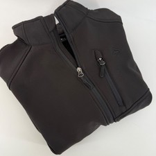 Snozu Performance Kids Black Softshell Jacket Full Zip Size Small 8 