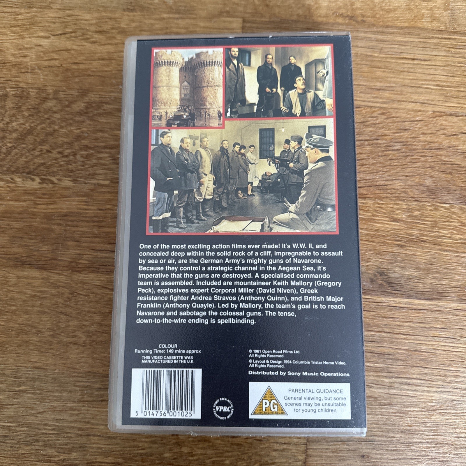 The Guns Of Navarone Vhs image 3