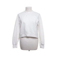 Zara, Sweatshirt, Größe: S, Weiß, Baumwolle/Polyester, Einfarbig, Damen #WuC