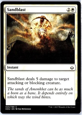 MAGIC TG: Hour of Devastation #20 Sandblast- Common.M2A