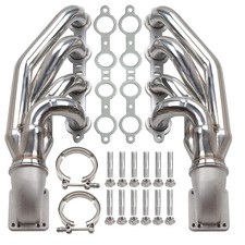 Turbo Exhaust Manifoldheaders Fit Ls1 Ls6 Lsx Gm V8elbows T3 T4 To 3.0 V Band