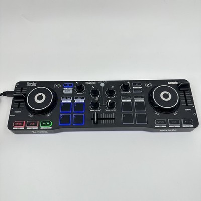 Hercules DJControl Starlight portable USB DJ controller 2 tracks Tested Working