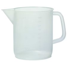 Dynalon 326495-0500 Beaker, Polypropylene, Low Form With Handle, 500 Ml / 16.91