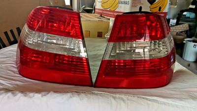 Bmw e46 3er Rear Tail Lights Set outer 4 door OEM 63216910531 63216910532 SALE