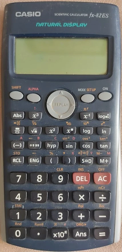 Casio FX-82 ES Natural Display Calculatrice scientifique - Photo 3/3