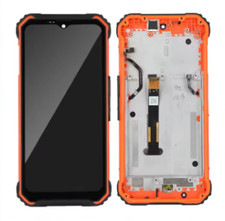 LCD Display Touch Screen Digitizer Assembly For Blackview BV7200 W/Orange Frame