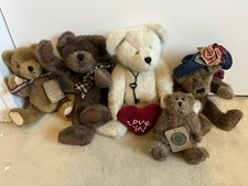 Vintage Boyd Collection Bears Mixed Size Plush Lot Of 5 165ME