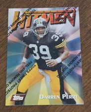 Topps 1997 Hitmen - Darren Perry #6 Pittsburgh Steelers