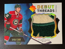 2012-13 Ultimate Collection Tyler Cuma Debut Threads Patches /100 (#UDTP-TC)