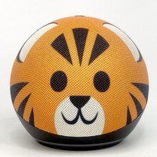 Amazon Echo Dot Kids Edition Tiger Smart Speaker No Cord B7W64E TESTED  Works 